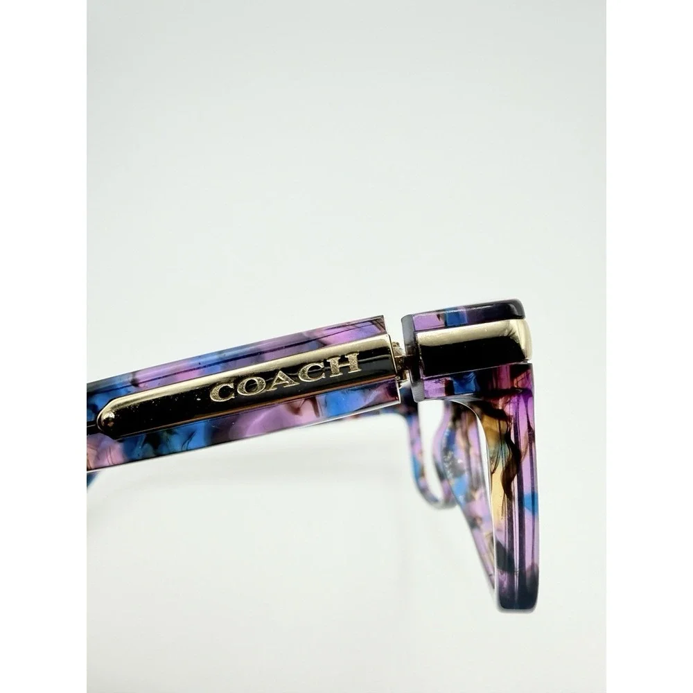 COACH HC 6065 5288 (CONFETTI PURPLE) 51-17-135 Full Rim Eyeglasses Frames Only